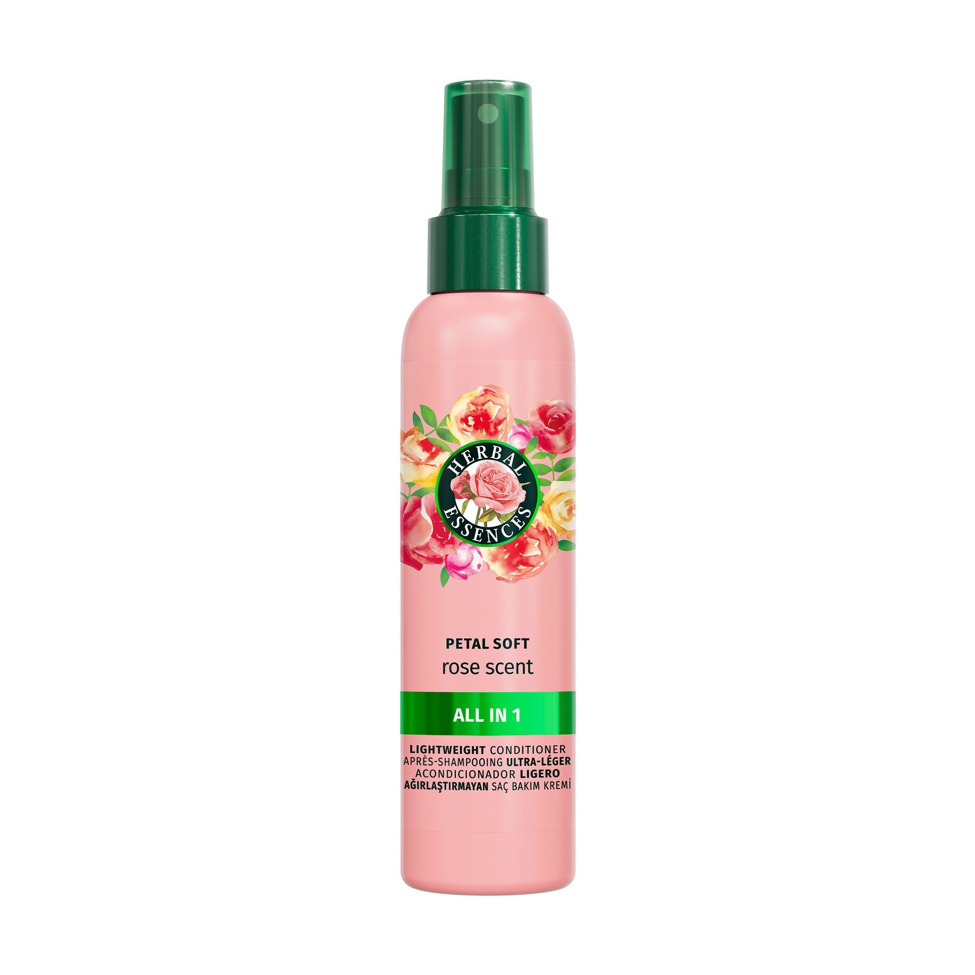 Легкий незмивний спрей для волосся Herbal Essences Троянда, пом'якшувальний, 145 мл